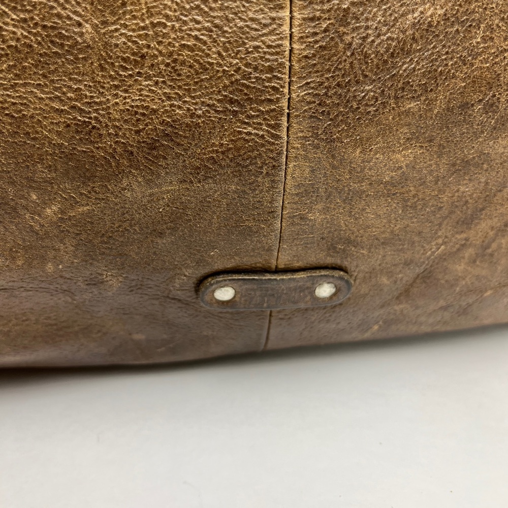 Frye Distressed Tan Leather Hobo Bag - Picture 4 of 16
